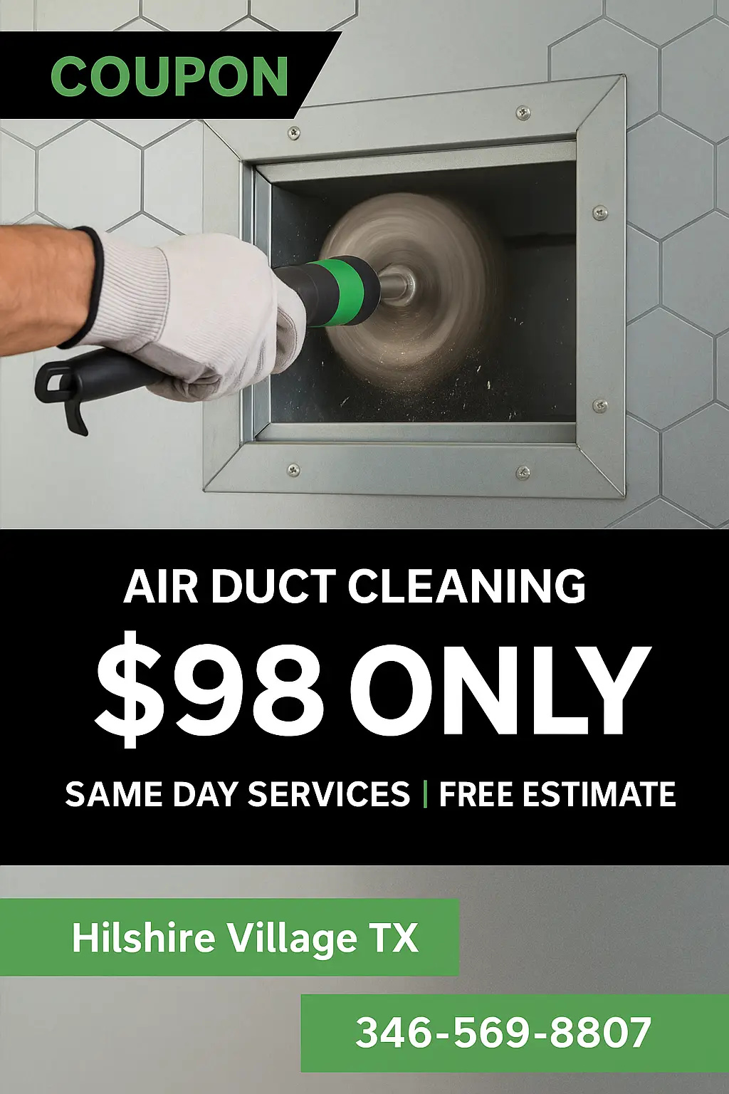 Air Duct Vent Cleaning Hilshire Village TX Coupon